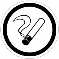 Sticker roken toegestaan