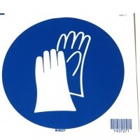 Veiligheidshandschoenen verplicht Sticker 