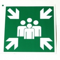 Verzamelplaats sticker