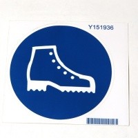 Veiligheidsschoenen verplicht sticker