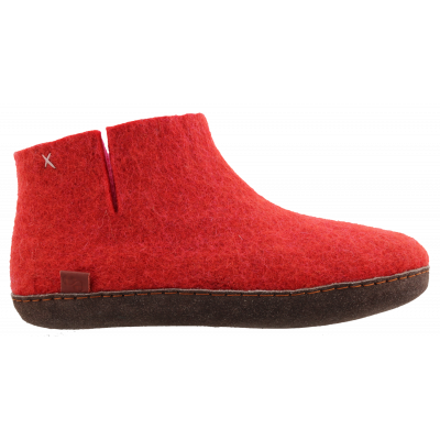 Foto van Tofvel pantoffel rood 15242