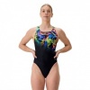 Afbeelding van Speedo placement Printed Powerback Static Volta/Black