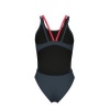 Afbeelding van Arena Swimsuit Tech Multi Asphalt-Bright Coral