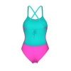 Afbeelding van Arena Swimsuit Tie- Back Solid Shoking Pink- Water