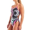 Afbeelding van Arena Illusion swimsuit Challenge Back Black-Multi- Shoking Pink