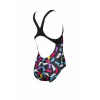 Afbeelding van Arena badpak Lightning swim pro back black-multi