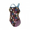 Afbeelding van Arena Donuts Swimsuit ChallengeBack Black Multi- Blue River