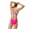 Afbeelding van Speedo Eco+ Solid Tri Back Flare Pink/ Indigo Glow