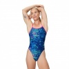 Afbeelding van Speedo Eco+ Printed Vback Navy-Multi