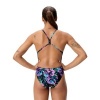 Afbeelding van Speedo ECO+ Printed V-Back Black-Purple
