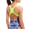 Afbeelding van Arena badpak candes Swim pro Multi Blue-Artic Lime