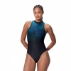 Afbeelding van Speedo ECO+ Printed Hydrasuit Black-Multi