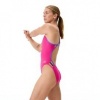Afbeelding van Speedo Eco+ Solid Tri Back Flare Pink/ Indigo Glow