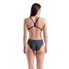 Afbeelding van Arena Snakeskin Swimsuit Challenge Back Black-Grey