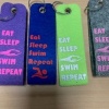 Afbeelding van Sleutelhanger Eat Sleep Swim Repeat