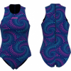 Afbeelding van Arena waterpolobadpak Fireflow Blue-Pink