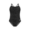 Afbeelding van Arena Snakeskin Swimsuit Lightdrop Black-Team Black