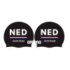 Afbeelding van Arena badmuts moulded NED Zwart met naam