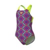 Afbeelding van Arena badpak Floral Violet Multi-Artic Lime