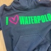 Afbeelding van Hooded sweater met Waterpolo Afbeelding JR