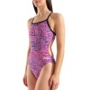 Afbeelding van Arena Snakeskin Swimsuit Challengeback Black-Pink-Multi