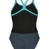 Afbeelding van Arena Team Swimsuit Challenge Solid Asphalt- Water