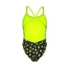 Afbeelding van Arena Olives Swimsuit XCriss Cross Black Multi- Artic Lime