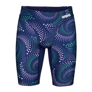 Arena Fireflow Swim Jammer Black Team Navy-Blue Green