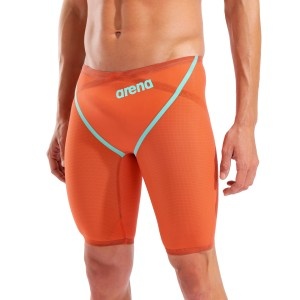 Arena Powerskin Carbon Glide Jammer LE Sunset -Coral Arena Powerskin Carbon Glide Jammer LE Sunset -Coral