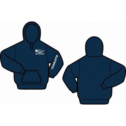 Gildan hooded navy Z&PV de Veene Gildan hooded navy Z&PV de Veene