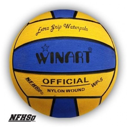 Winart waterpolobal blauw/geel mt. 4 en 5 Winart waterpolobal blauw/geel mt. 4 en 5