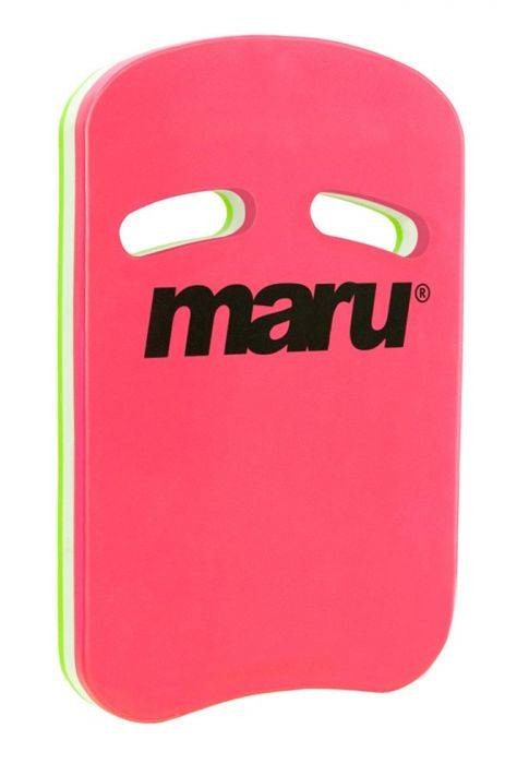 Maru Two Grip kickboard roze groen Maru Two Grip kickboard roze groen