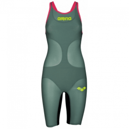 Arena Wedstrijdpak Carbon Air Dark Green open back Arena Wedstrijdpak Carbon Air Dark Green open back