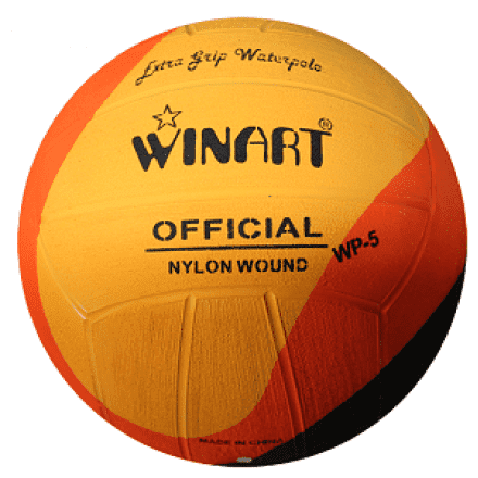 Winart Waterpolobal SWIRL yellow/orange/black mt.4 Winart Waterpolobal SWIRL yellow/orange/black mt.4
