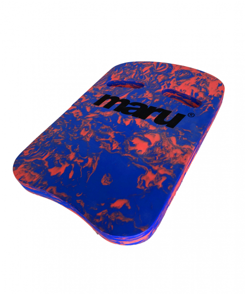 Maru Two Grip Swirl kickboard Blue/Red Maru Two Grip Swirl kickboard Blue/Red