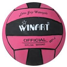 Winart Waterpolobal pink/black mt.4 Winart Waterpolobal pink/black mt.4