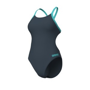Arena Team Swimsuit Challenge Solid Asphalt- Water