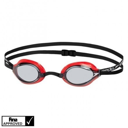 Speedo zwembril Speedsocket 2 zwart/rood Speedo zwembril Speedsocket 2 zwart/rood