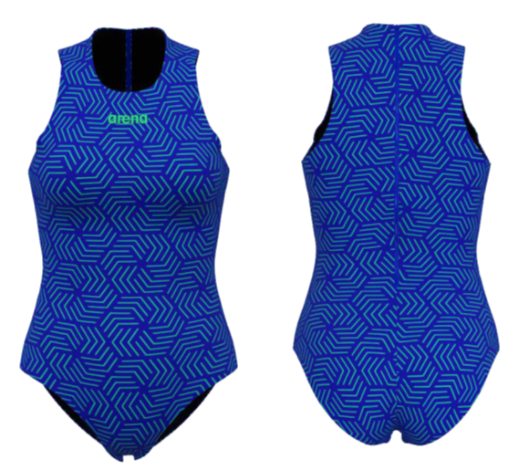Arena Muze waterpolobadpak Neon Blue-Lime Arena Muze waterpolobadpak Neon Blue-Lime