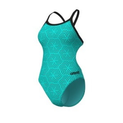 Arena Allover swimsuit Challenge Water multi - Black Foto van Arena Allover swimsuit Challenge Water multi - Black
