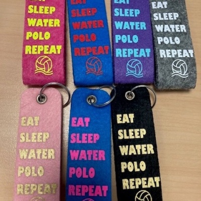 Foto van Sleutelhanger Eat Sleep Waterpolo Repeat