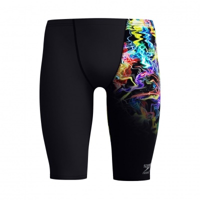 Foto van Speedo Jammer ECO+ ML Plaats printed Black/Yellow