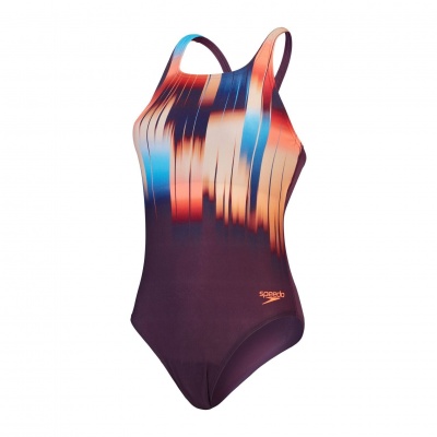 Foto van Speedo ECO+ Placem Digi Medalist Purple-Orange