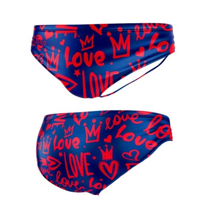 Turbo Waterpolobroek Bold Love Foto van Turbo Waterpolobroek Bold Love
