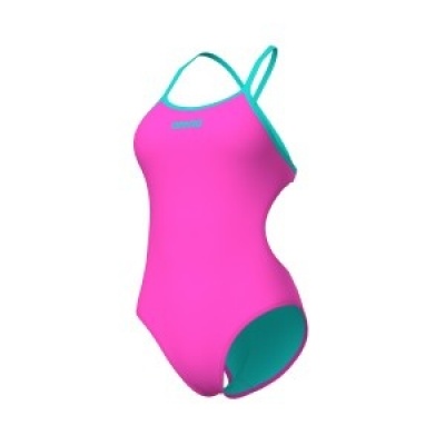 Foto van Arena Swimsuit Tie- Back Solid Shoking Pink- Water