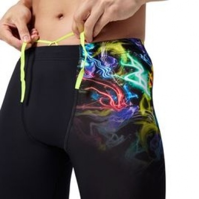 Foto van Speedo Jammer ECO+ ML Plaats printed Black/Yellow