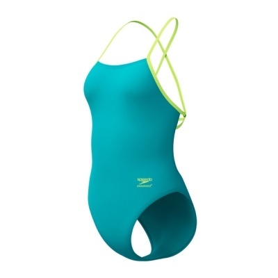 Foto van Speedo ECO+ Solid TIE-BACK Green-yellow
