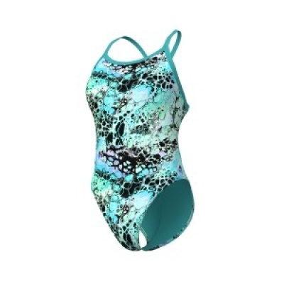 Foto van Arena Earth Swimsuit XCriss Cross Back Water Multi- Water 
