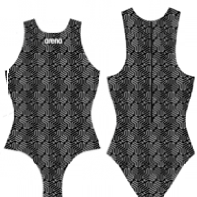 Foto van Arena waterpolobadpak Kikko black multi