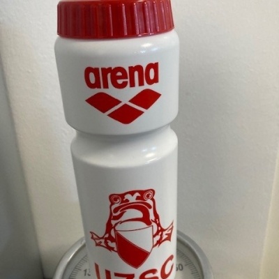 Foto van UZSC Arena Water Bottle wit-rood